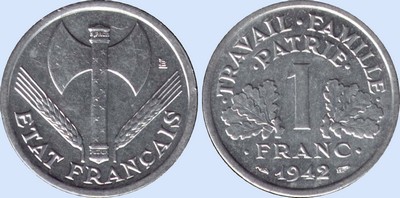 1 Franc FRANCISQUE Lourde